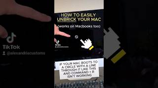 How to easily UNBRICK your Mac if youre seeing the prohibitory symbol 🚫 tech techtips howto mac [upl. by Sarkaria]