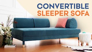 IKEA Flottebo Sofa Review  Offbeat Design  Convertible Sleeper Couch [upl. by Birgit11]