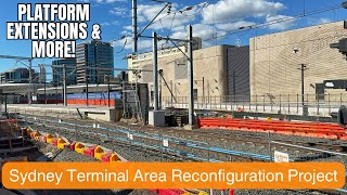 Sydney Trains Vlogs Sydney Terminal Area Reconfiguration Project [upl. by Sammons]