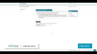 Submit an external document  Möbius Video Guides by DigitalEd [upl. by Joya]