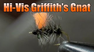 HiVis Griffith Gnat Fly Tying  Classic Midge Cluster Dry Fly [upl. by Pieter]