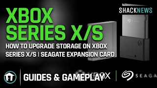 How To Upgrade Storage On Xbox Series XS  Seagate Expansion Card [upl. by Yzeerb138]