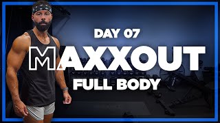 MAXXOUT Dumbbell Workout Program  DAY 7 FULL BODY WORKOUT [upl. by Vedi]