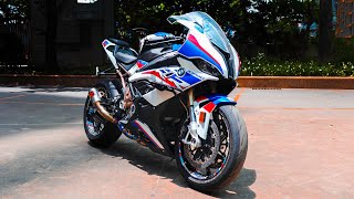 BMW S1000RR M SPORT Akrapovic Shorty GP Fully Loaded  LOUD BIKE  4K  SpeedyLio [upl. by Ryan710]