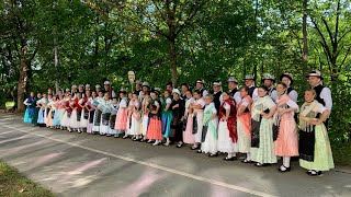 Banater Schwaben beim Oktoberfest in München 2024 [upl. by Ahtabbat]