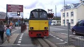 welsh higland porthmadog road crossing 24 aug 2011 [upl. by Terrence]