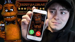 CALLING FREDDY FAZBEAR ON FACETIME AT 3 AM IT WORKED HE CAME IN PERSON TO THE GYM [upl. by Jeanne]