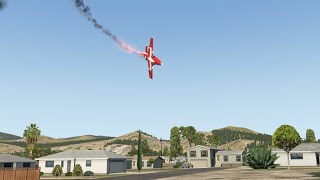 How Canadian Snowbird Falls out of sky into a house Kamloops British Columbia Crash xp11 [upl. by Ielhsa]