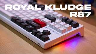 Royal Kludge R87  Teardown Mods amp Sound Test [upl. by Aihsia]