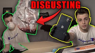 Scary DarkWeb Unboxing Apple iPhone Gone Wrong [upl. by Moncear]