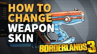 How to change weapon skin Borderlands 3 [upl. by Rafaelof832]