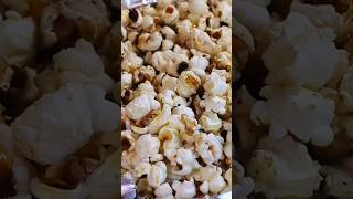 Making buttery popcorn in aluminium foil shorts [upl. by Honan487]