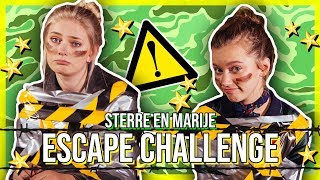 MARIJE ZUURVELD EN STERRE DOEN DE ESCAPE CHALLENGE [upl. by Aryam]