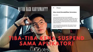 AKUN TAKSI ONLINE TIBATIBA SUSPEND KARENA AKTIVITAS MENCURIGAKAN  MITRA RASA KARYAWAN [upl. by Folberth842]