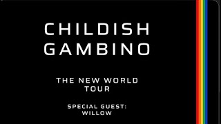 Childish Gambino  The New World 🌎 Tour [upl. by Stephana]