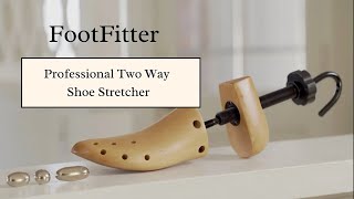 How to use the FootFitter Professional 2Way Shoe Stretcher [upl. by Atikaj]