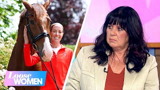 Olympian Charlotte Dujardin Steps Down Amid Horse Whipping Scandal  Loose Women [upl. by Haslett]