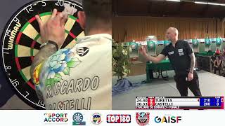 Campionato Italiano di Freccette FIGF 2023  FINALE Maschile  Turetta vs Castelli [upl. by Tisbe]