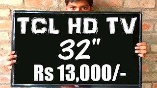 TCL 32quot HD Led TV Unboxing amp Review Cheapest TV [upl. by Llyrehc910]