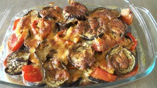 Eggplant Casserole With Tomatoes  Recipe For LactoOvo Vegetarians [upl. by Nwadal]