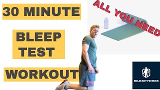 Complete Workout To Improve Your Bleep TestShuttle Run Score  No Equipment [upl. by Durarte]