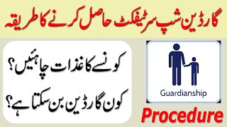 How to apply for Guardianship Certificate in Pakistan  Conditions Process Documents requirement [upl. by Fleurette]