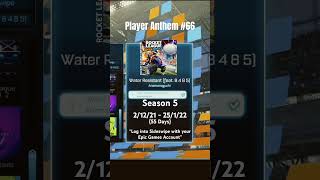 Water Resistant Player Anthem Showcase playeranthem rocketleaguemusic [upl. by Eiznek]