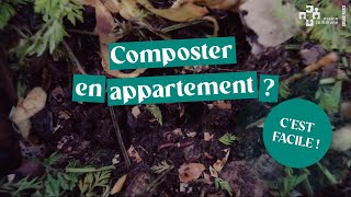 Composter en appartement  Avec le lombricomposteur cest facile [upl. by Merril]