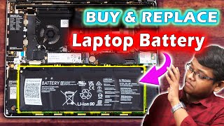 How to Replace Laptop Battery Best Place To Buy Laptop Battery In India [upl. by Entroc]