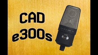 CAD e300s Condenser Microphone Demo Review  Podcasting Voice Over for budget creators [upl. by Urata]