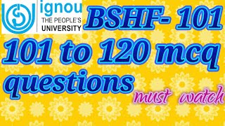 Bshf101 mcq questions [upl. by Leopold296]