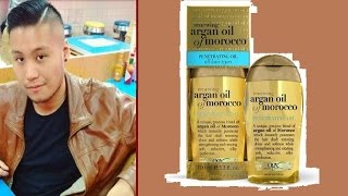 Organix Argan Oil  Hair Product Review [upl. by Emelun759]