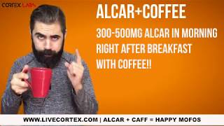 ALCAR  Caffeine for morning Nootropic strategy [upl. by Ebberta401]