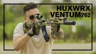 HUXWRX VENTUM 762  The First Flow Through HUB Compatible Suppressor [upl. by Notsirb776]