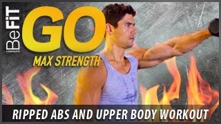 Ripped Abs and Upper Body Workout BeFiT GO  Max Strength [upl. by Ennasil]