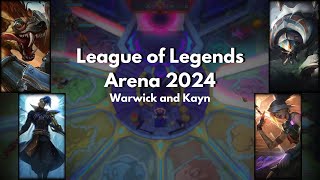 League of Legends Arena 2024  Warwick and Kayn [upl. by Anialad635]