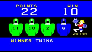 Super Bowl Arcade Longplay 1982 Greyhound Electronics Version 1603B [upl. by Maris245]