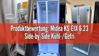 Produktbewertung Midea KSEIX 623 SidebySide KühlGefrierkombination1765 cm hochNo FrostInv [upl. by Herrle]