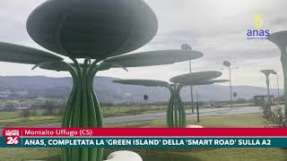 Montalto Uffugo CS Anas completata la Green Island della Smart Road sulla A2 [upl. by Irrab]