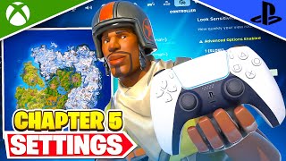 NEW Best Aim Sensitivity for Chapter 5 Season 1  Fortnite Controller Settings Tutorial XBOXPS4 [upl. by Dnar180]