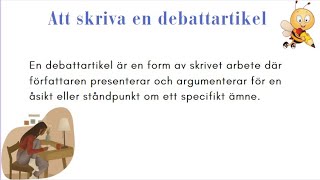 Att skriva en debattartikel [upl. by Lorita751]