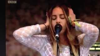 Haim  Glastonbury 2014 XO Beyonce cover [upl. by Moreno]