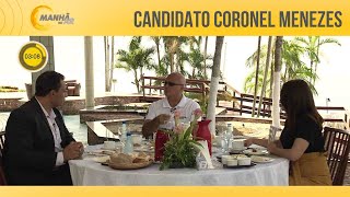 ELEIÇÃO 2020 ENTREVISTA COM O CANDIDATO CORONEL MENEZES [upl. by Siusan]