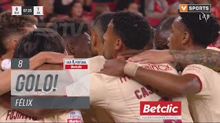 Golo Félix Benfica 01 Gil Vicente Liga 2425 7 [upl. by Luce]