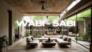 Interior Design Wabi Sabi  Creating Tranquility Designing Your Own Wabi Sabi Courtyard [upl. by Nob]