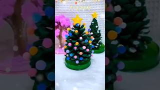 Christmas Tree DIY🌲☃️ trending christmasartwork papercrafts kidscraft ytshorts  26 ❤ [upl. by Akeim]