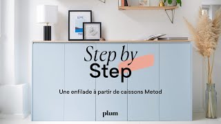 Step by Step  Créer une enfilade à partir de caissons Metod [upl. by Janella]