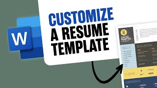 How to Customize a Resume Template for Freelancers [upl. by Aihsetan144]