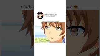 Rascal Does Not Dream of Bunny Girl Senpai 💓 anime animemoments shorts [upl. by Eemaj]