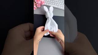 Create Adorable Bunny Towel Art in Minutes  StepbyStep Tutorial [upl. by Anayeek568]